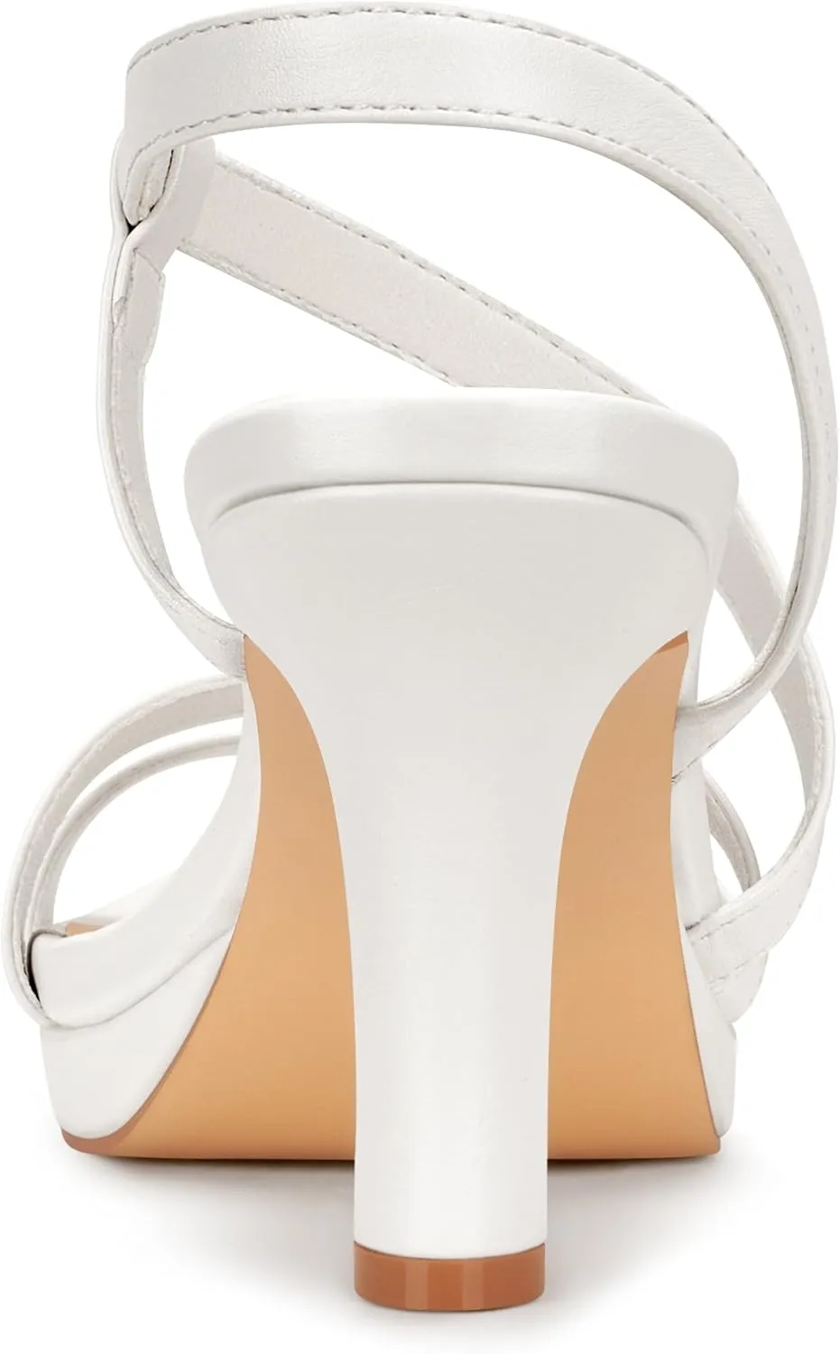 Carcuume Women's Strappy Platform Heeled Sandal,NATRACY-DD