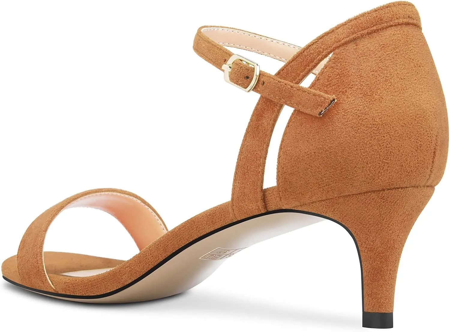 Castamere Women Mid Heel Open Toe Ankle Strap Sandals Wedding Prom 2.0 Inches Heels