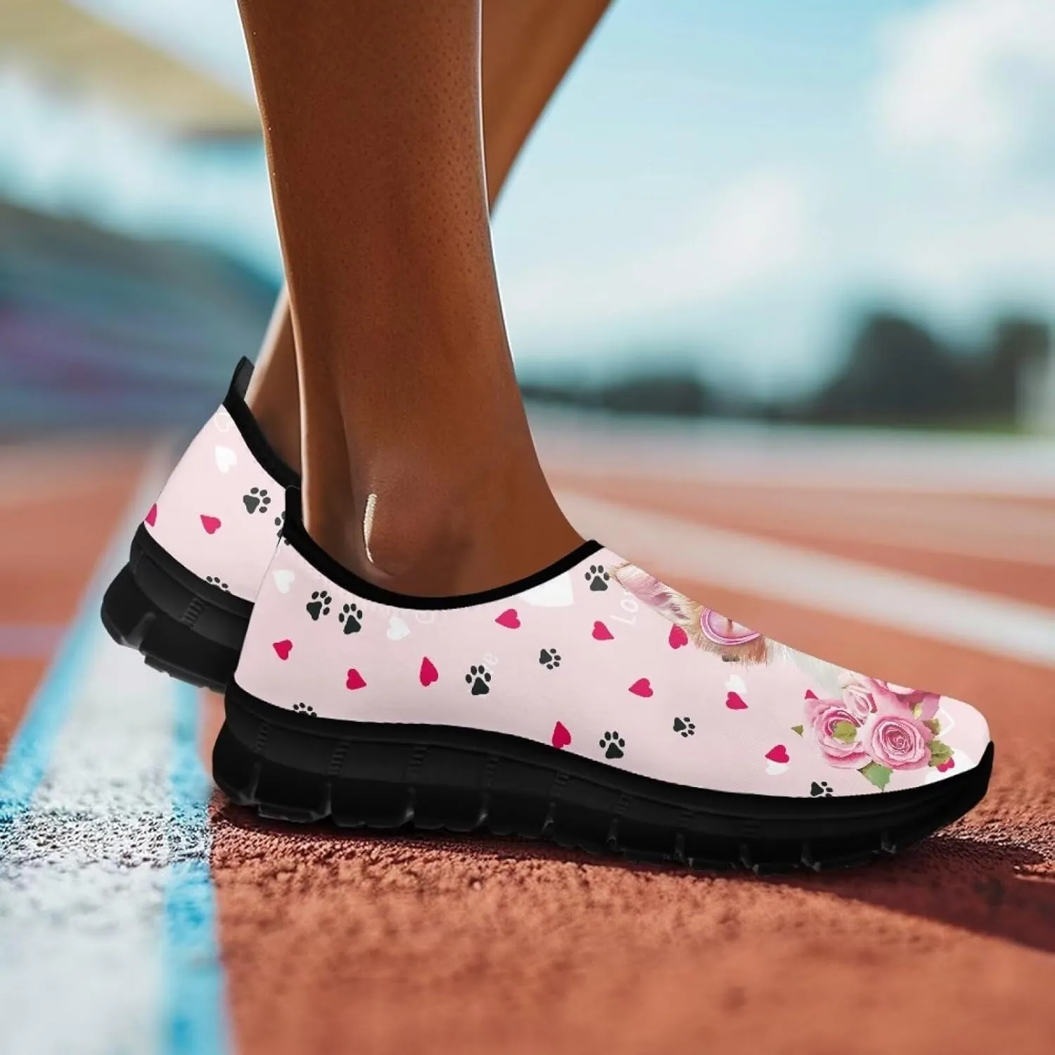 Casual Shoes for Women Slip On Shoes Breathable Lightweight Gym Shoes