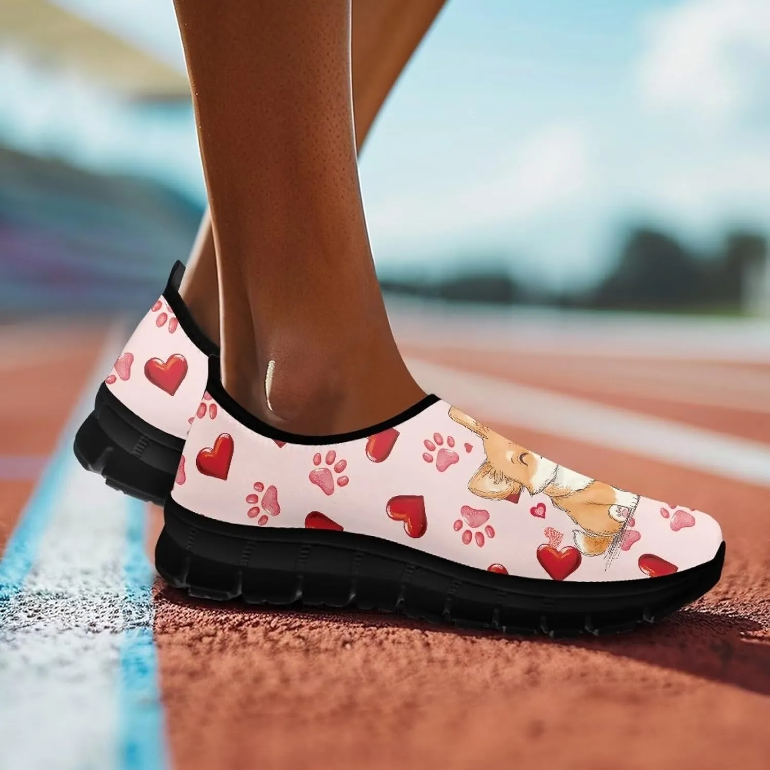 Casual Shoes for Women Slip On Shoes Breathable Lightweight Gym Shoes