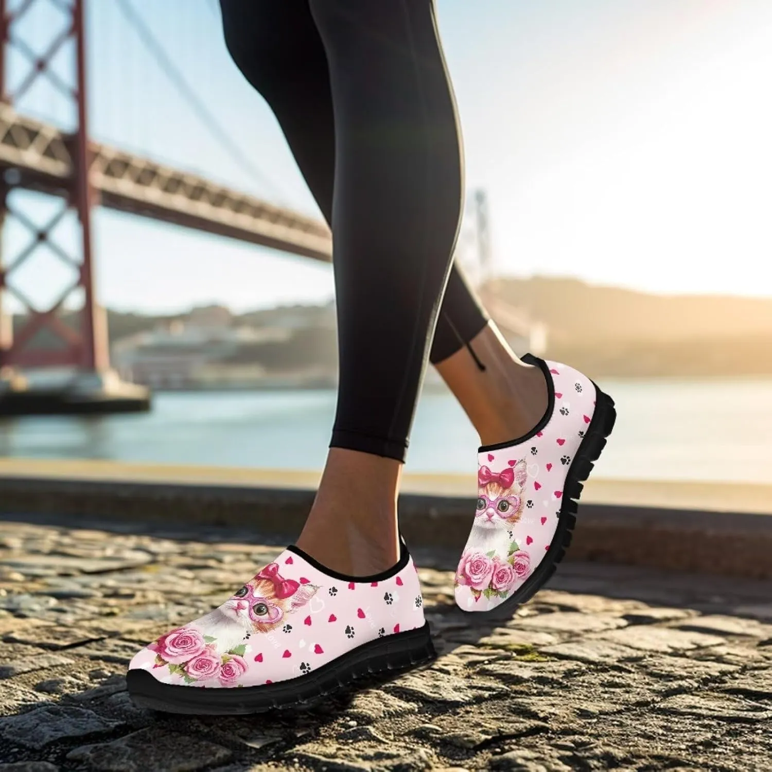 Casual Shoes for Women Slip On Shoes Breathable Lightweight Gym Shoes