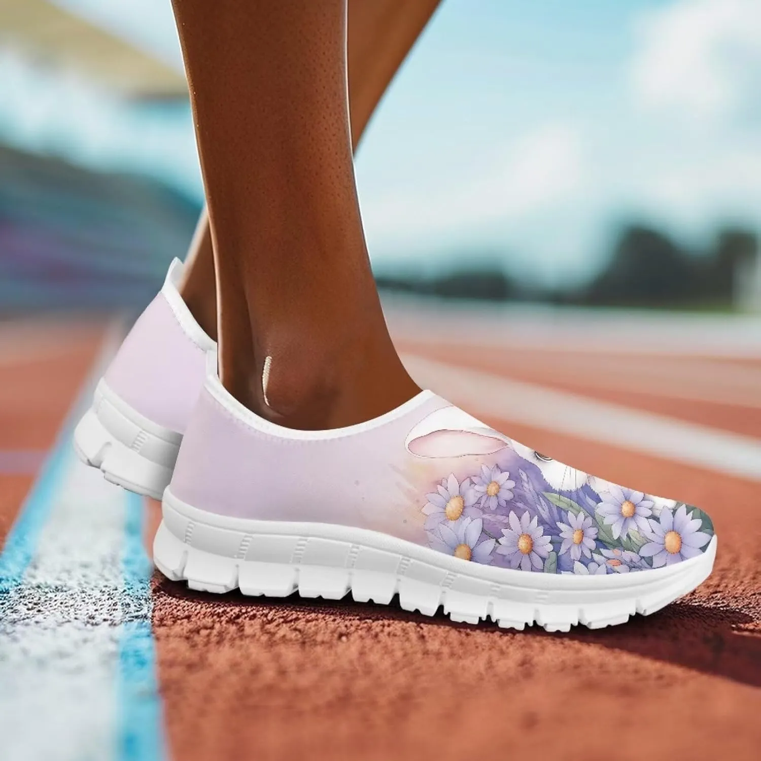Casual Shoes for Women Slip On Shoes Breathable Non Slip Walking Shoes