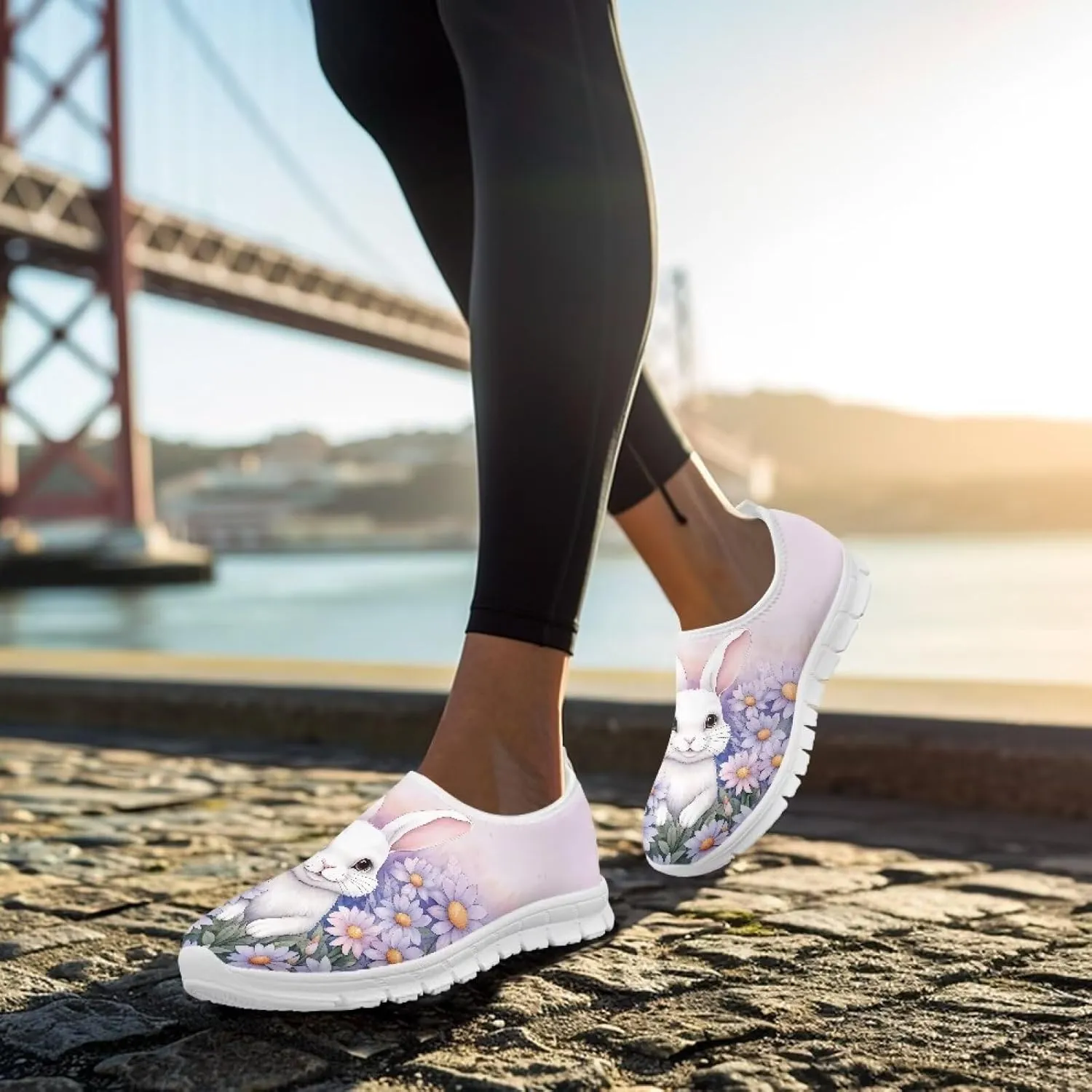 Casual Shoes for Women Slip On Shoes Breathable Non Slip Walking Shoes
