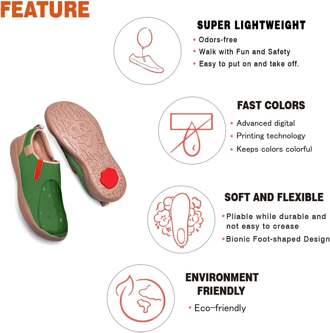 Child's Travel Shoes Boy Girl Slip On Loafers Casual Walking Comfort Abstract Art Painted Sneakers Kids