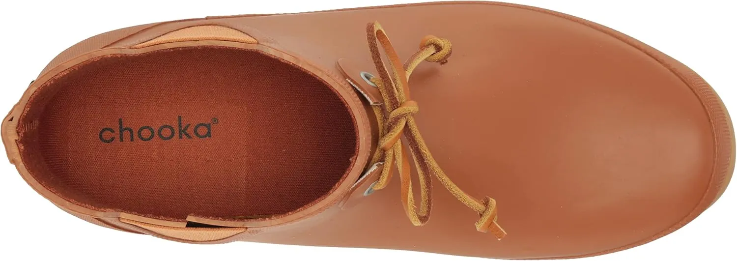 Chooka Women's Classic Tie Waterproof Bootie Rain Boot