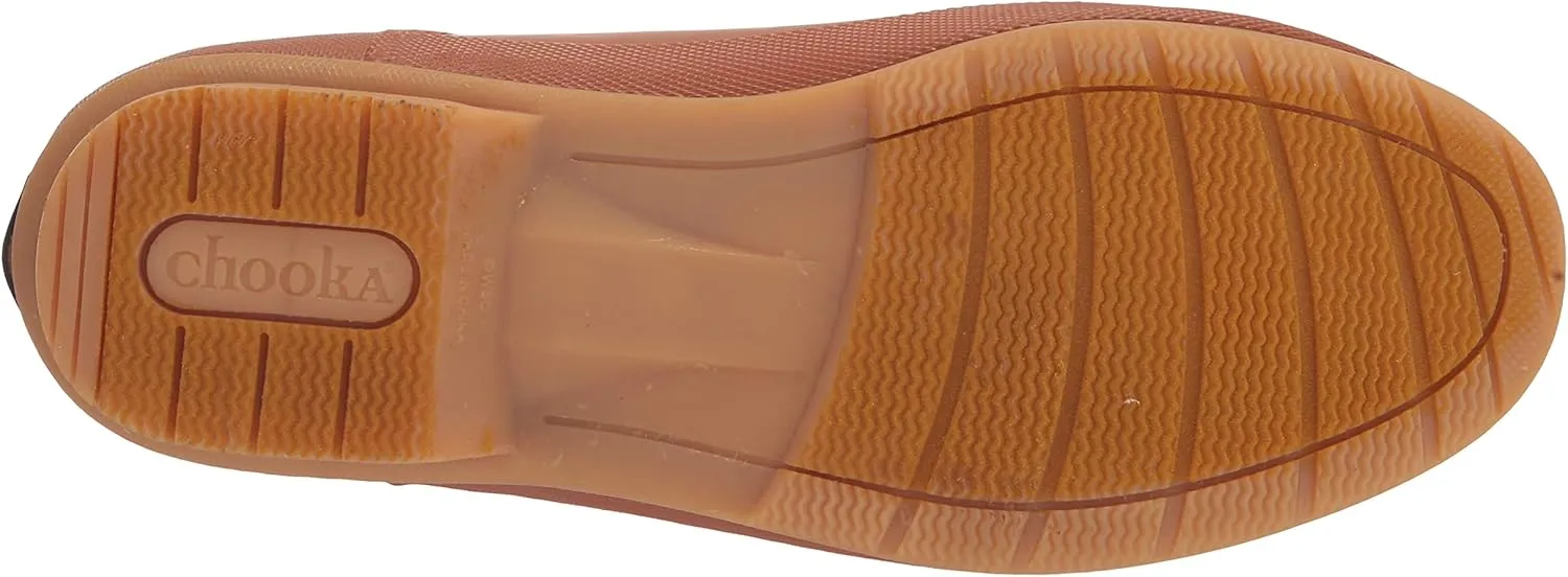 Chooka Women's Classic Tie Waterproof Bootie Rain Boot