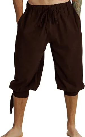 Colorful House Mens Pirate Pants Costume Adult Renaissance Pant Costume Clothes Medieval Viking Pants Cosplay Outfit