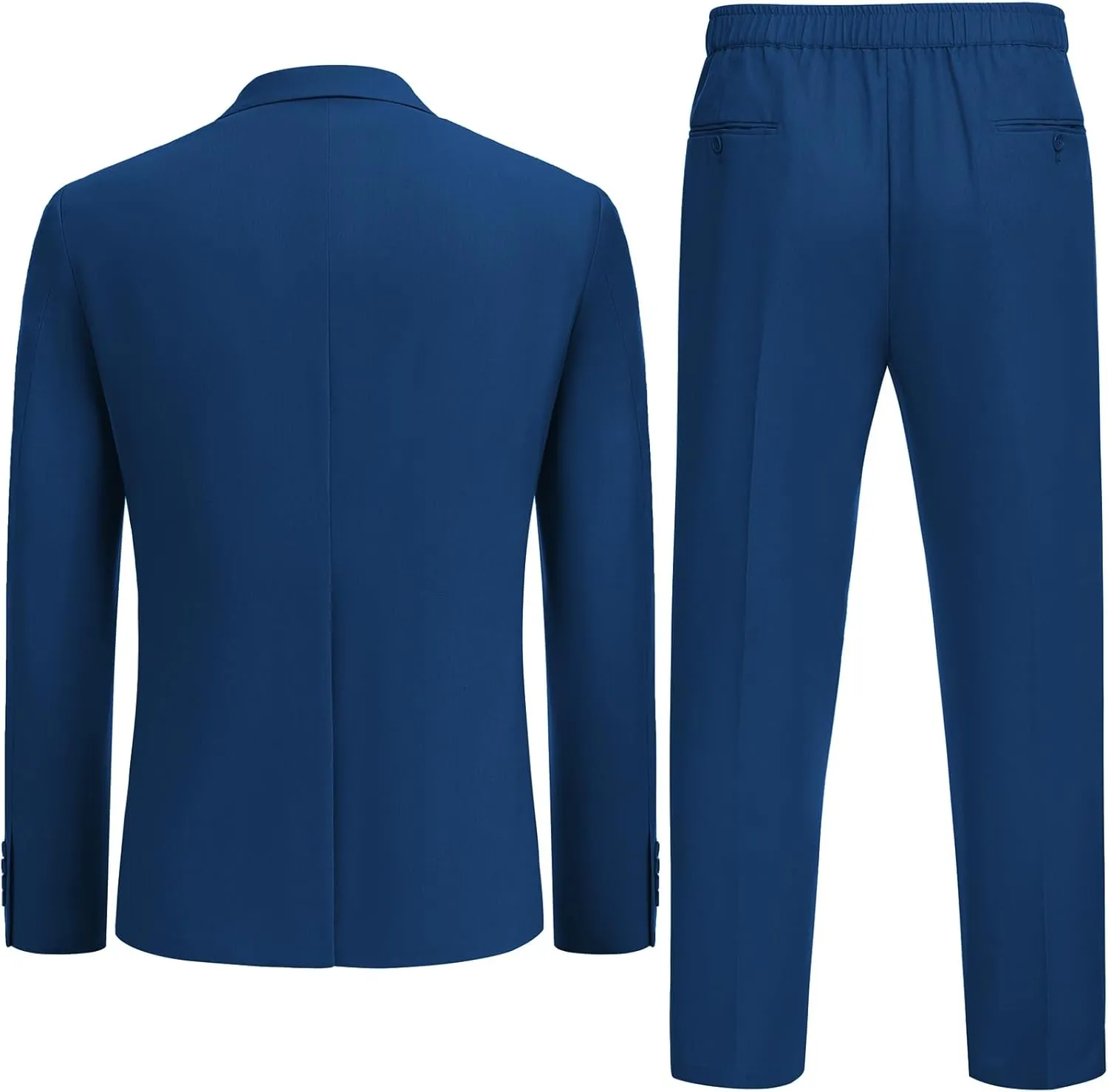 COOFANDY Men's 2 Piece Linen Suits Set Regular Fit Casual Lightweight Blazer Jacket and Pants
