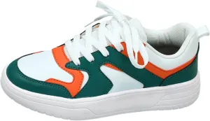 Couples Korean Version of The Trend Lace Up Color Matching Casual Board Shoes Breathable Light River Shoes for Men