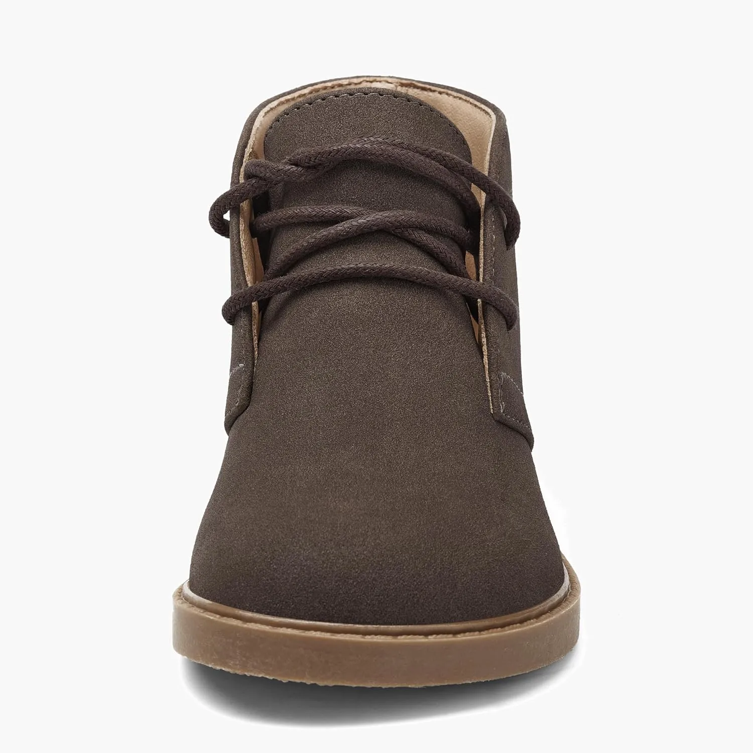 Coutgo Boys Girls Chukka Boots Comfort Round Toe Outdoor Lace Up Ankle Booties(Toddler/Little Kid/Big Kid)