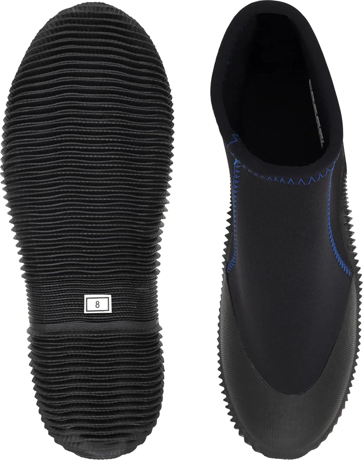 Cressi Adult Neoprene Diving Boots with Anti-Slip Rubber Sole for Water Sports-Ibiza 3mm