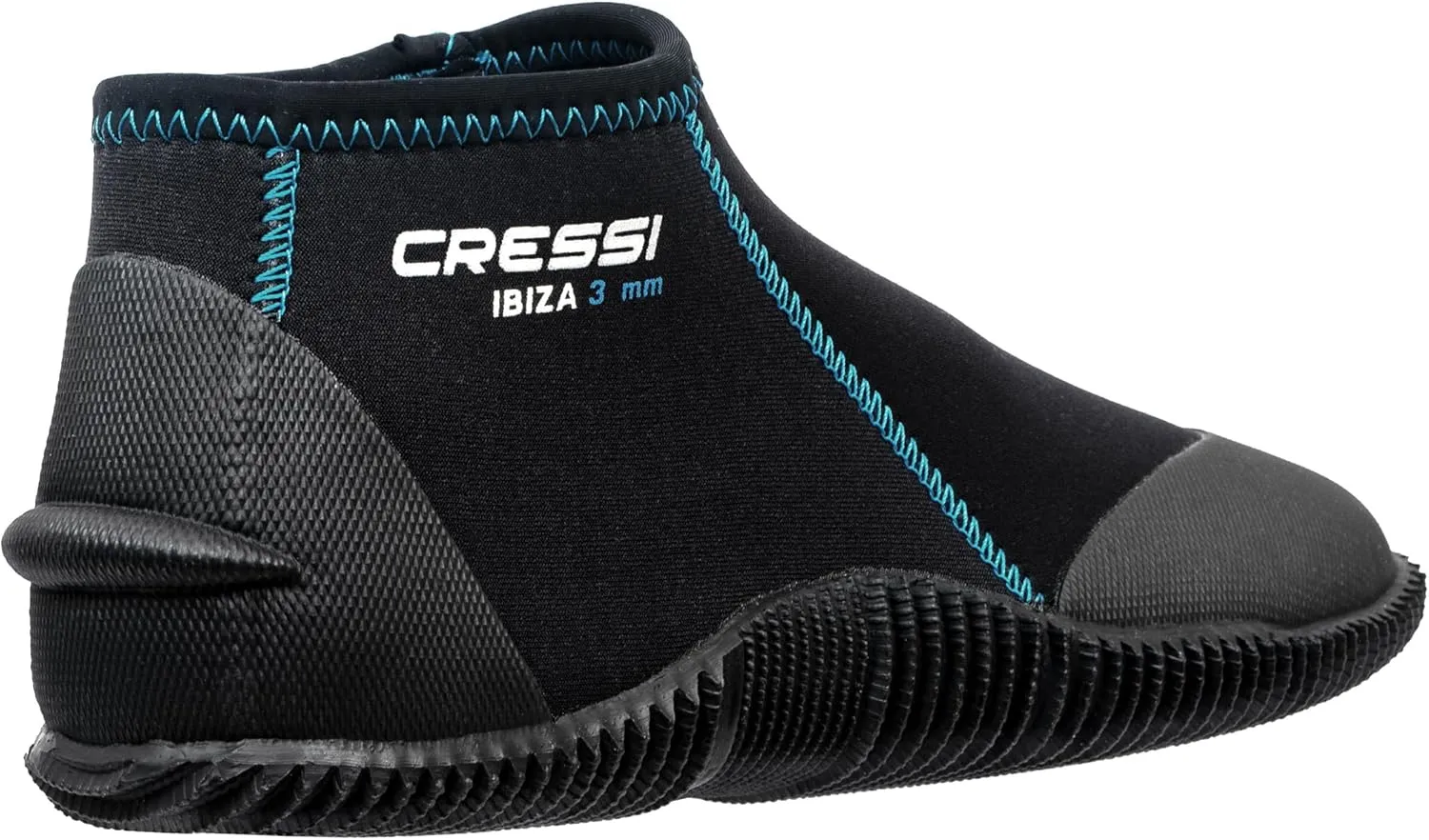 Cressi Adult Neoprene Diving Boots with Anti-Slip Rubber Sole for Water Sports-Ibiza 3mm