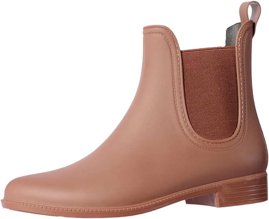 DaeRainy Women's Ankle Rain Boots Waterproof Chelsea Rain Boots Women Short Rain Booties for Outdoor