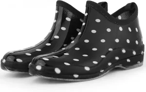 DaeRainy Womens Rain Boots Ankle Waterproof Garden Rainboot