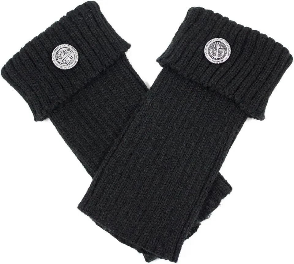Dahlia Women's Leg Warmers & Boot Cuffs - Synthetic Wool, Cable Knit