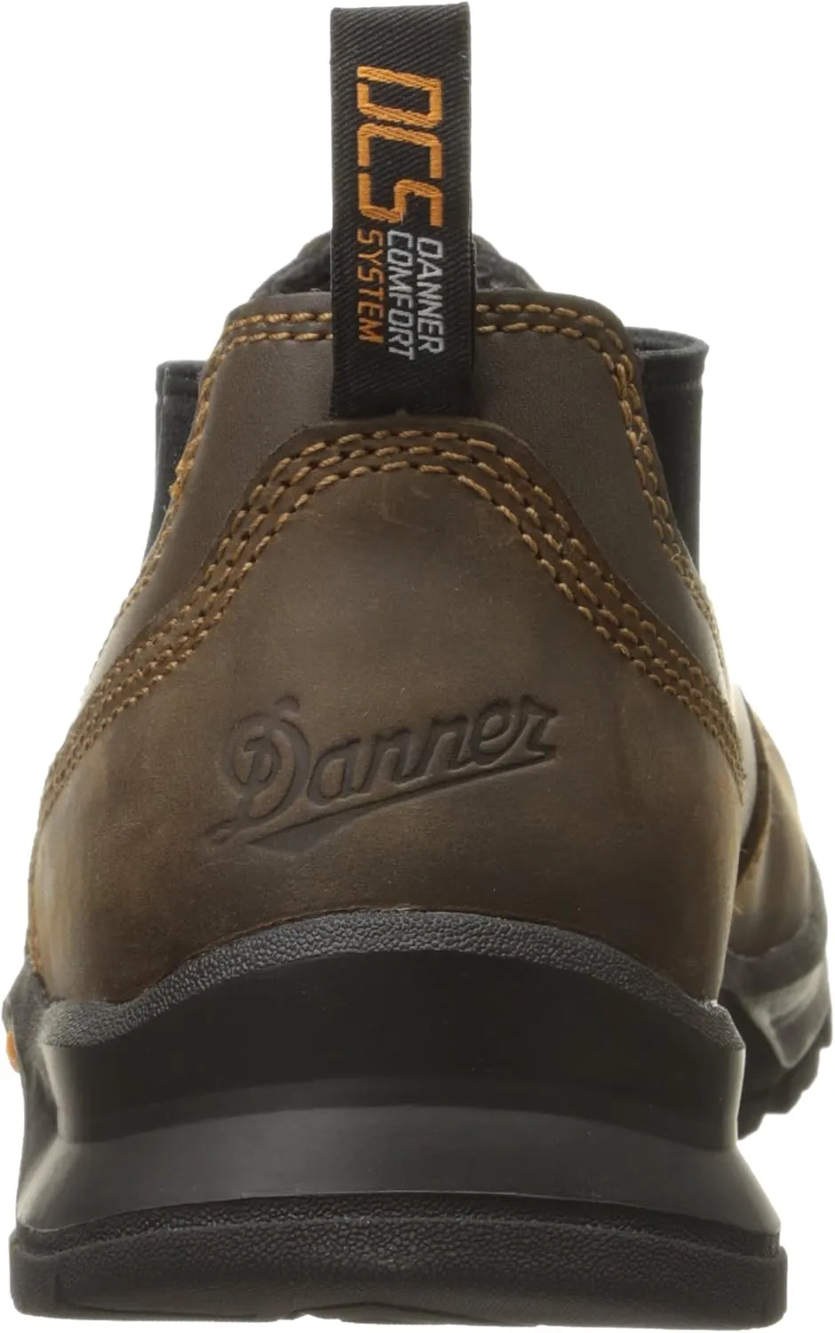 Danner Crafter Romeo Chelsea Work Boots for Men - Water-Resistant Leather, Arch Support Footbed, Mesh Liner, and Traction Outsole with Heel, EH Resistance