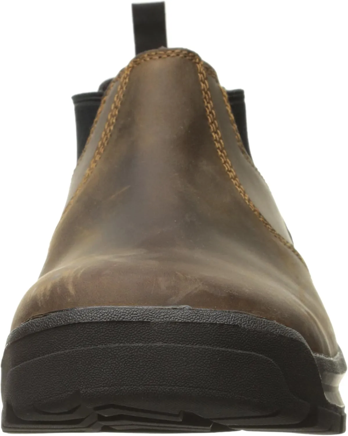 Danner Crafter Romeo Chelsea Work Boots for Men - Water-Resistant Leather, Arch Support Footbed, Mesh Liner, and Traction Outsole with Heel, EH Resistance