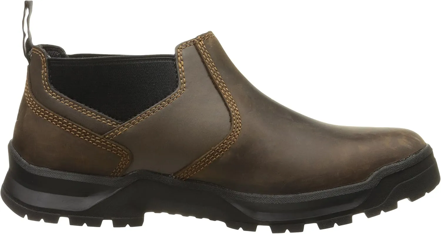 Danner Crafter Romeo Chelsea Work Boots for Men - Water-Resistant Leather, Arch Support Footbed, Mesh Liner, and Traction Outsole with Heel, EH Resistance