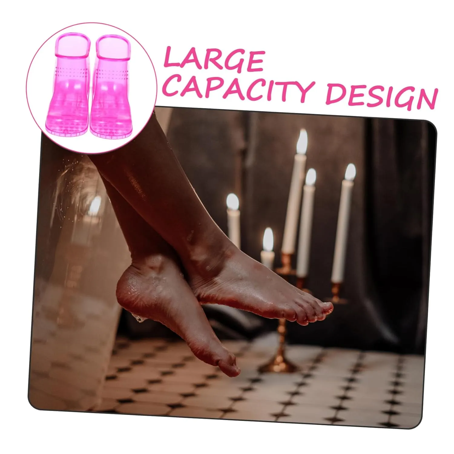 Deep Relaxation Foot Spa Boot Large Size Foot Bath Shoes for Foot Massage and Soaking