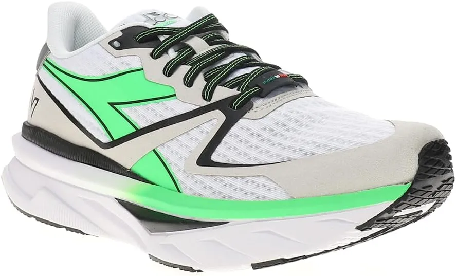Diadora Mens Atomo V7000 Running Sneakers Shoes - Green, White