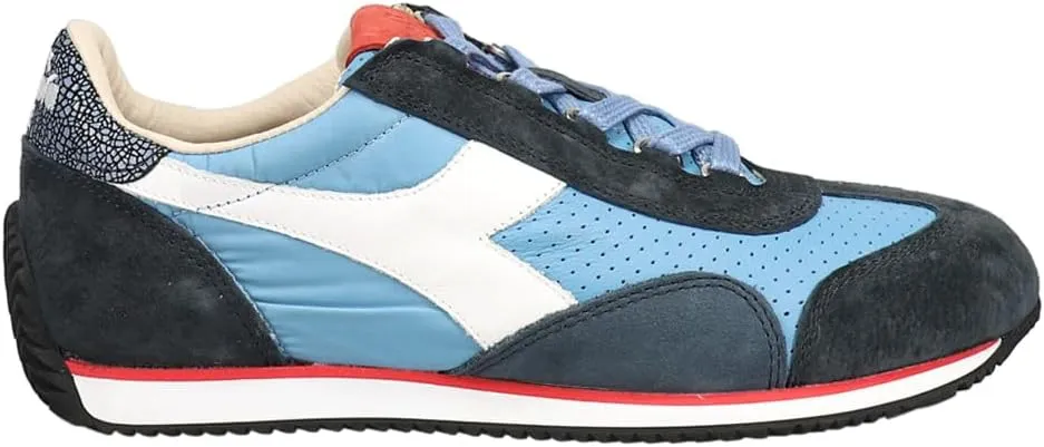 Diadora Mens Equipe Italia Lace Up Sneakers Shoes Casual - Green, Off White