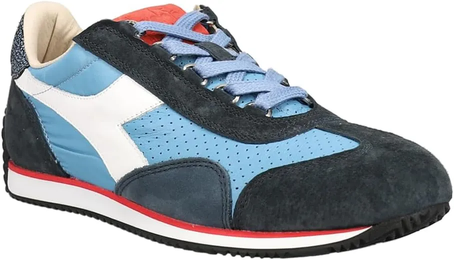 Diadora Mens Equipe Italia Lace Up Sneakers Shoes Casual - Green, Off White