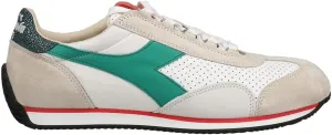 Diadora Mens Equipe Italia Lace Up Sneakers Shoes Casual - Green, Off White