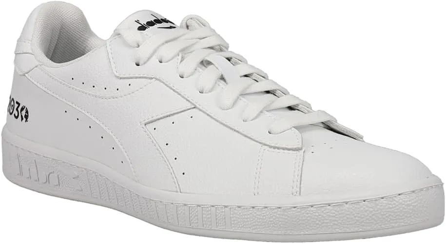 Diadora Mens Game L Low 2030 Lace Up Sneakers Shoes Casual - White