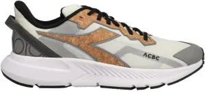 Diadora Mens Mythos Blushield Volo 3 X Acbc Running Sneakers Shoes - Grey, Off White