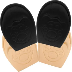 Didiseaon 2Pairs Reusable High Heel Pads Breathable Cushion Inserts for Toe Shoes Washable Heel Grips for Comfort Protection for Fit