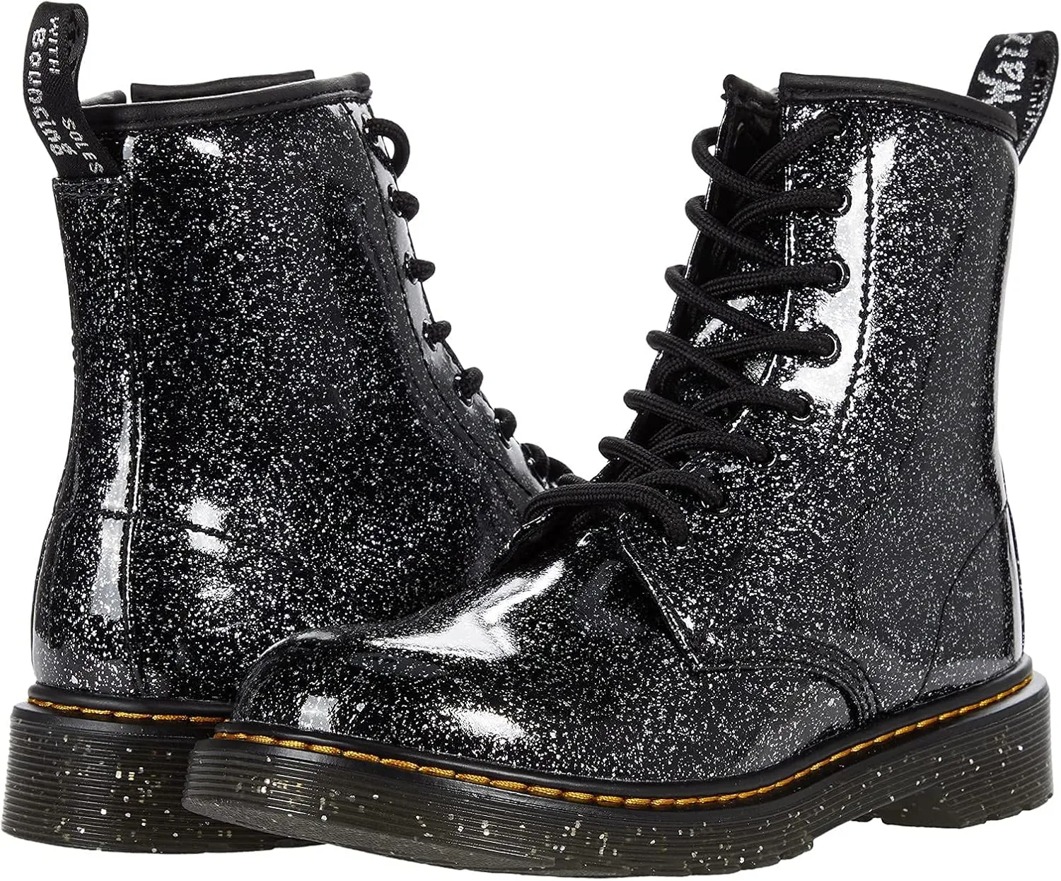 Dr. Martens Unisex-Child 1460 Patent Leather Lace Up Boots