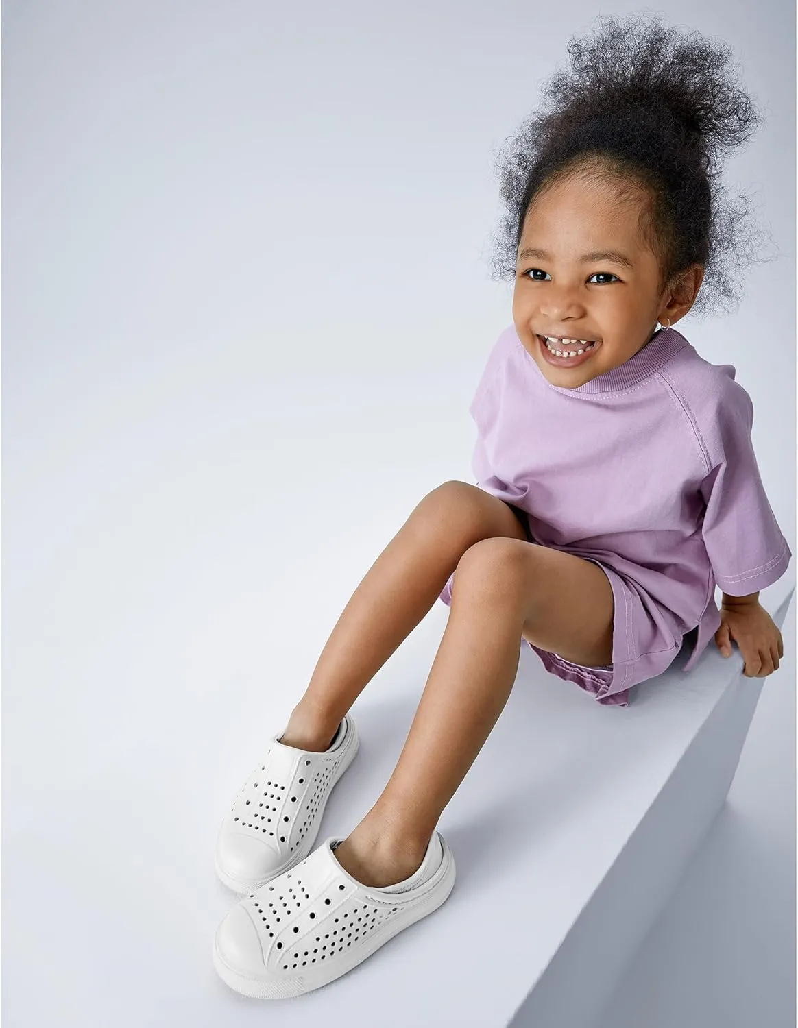 EasyStar Toddler Summer Water Shoes Kids' EVA Sandals with Cushioned Fabric Heel