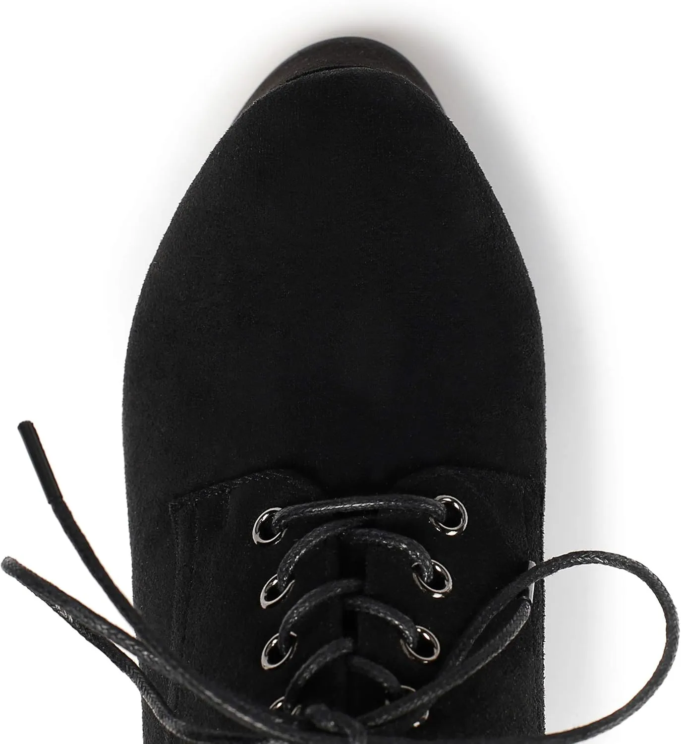 Eldof Women's Wedge Heel Ankle Bootie Sexy 6" Ankle Bootie High Wedge Heel Bootie Platform Lace Up Comfortable Boots