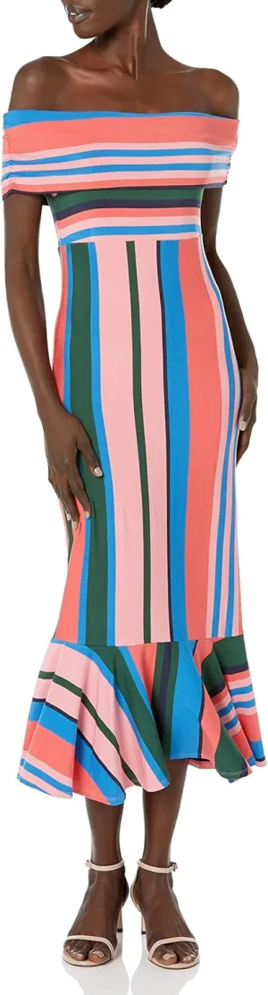Ella Moss Women's Nora Off Shoulder Sleeveless Dress