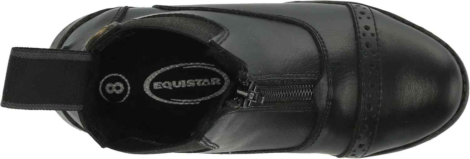 EQUISTAR Girl's All-Weather Synthetic Zip Paddock Boots