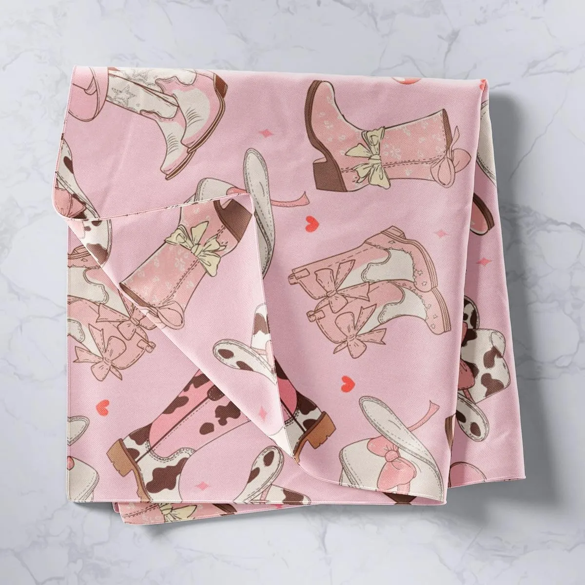 Erosebridal Cowgirl Boots Large 59X82 Inches Tapestry For Bedroom Kawaii Pink Bow Tie Tapestry Kids Rustic Brown Cowhide Wall Tapestry For Girls Teens Cute Groovy Flowers Tapestries Livingroom Decor
