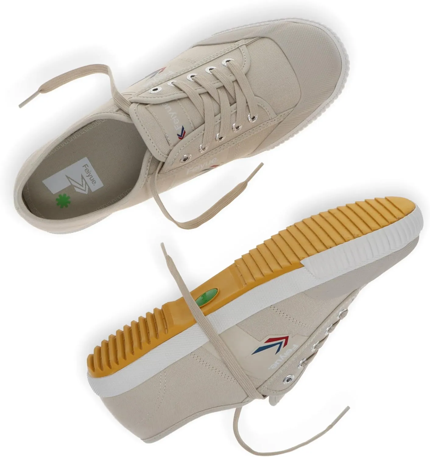 FEIYUE Fe Lo 1920 Vegan Leather or Recycled Canvas Training Shoes, Unisex Low Top Great Sneakers for Martial Arts, Parkour, Lifting, and Great for Every Day Casual Wear