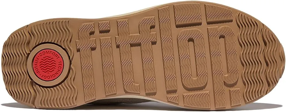 FitFlop Women's F-Mode Flow Suede/Mesh/Leather Flatform Sneakers
