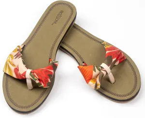 Floral Lace Strap Slippers for Women – Cute Womens Slippers with Color Flower Patterns – Boho Indoor Outdoor Womens Slippers for Summers – Stylish & Trendy Casual Slippers for Women