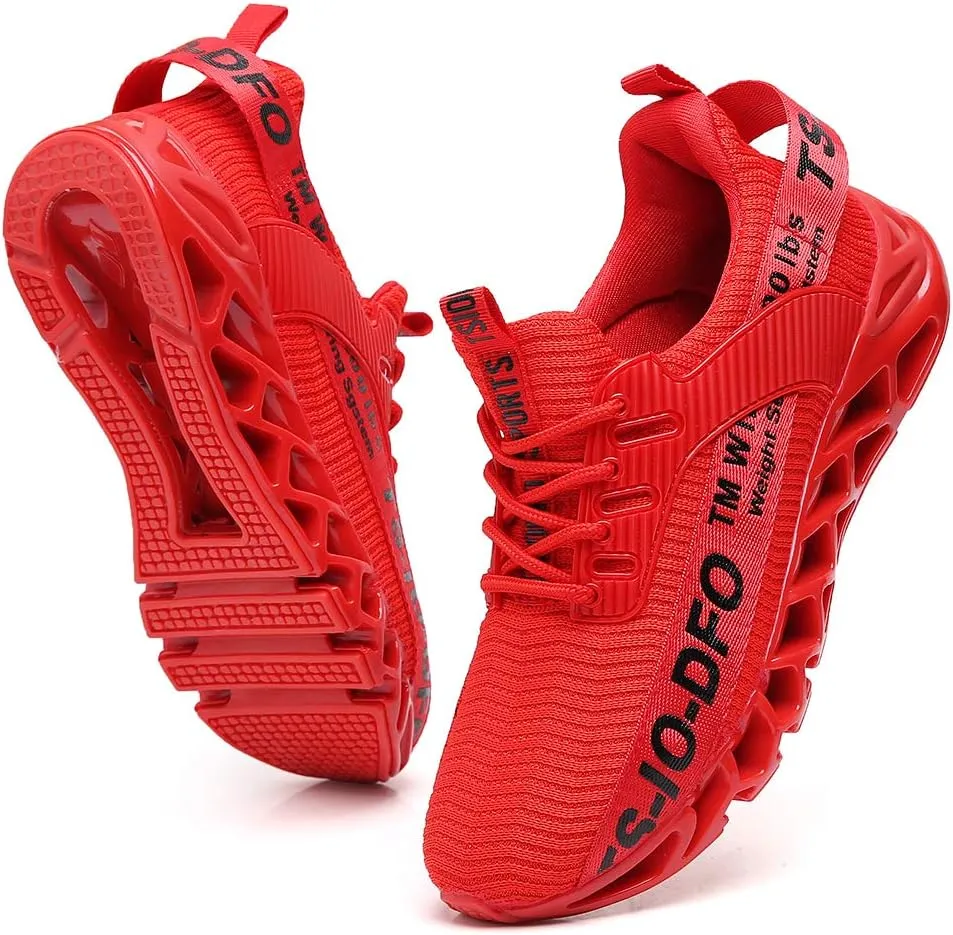 FRSHANIAH Men Athletic Shoes Breathable Running Shoes Non-Slip Fashion Sneakers