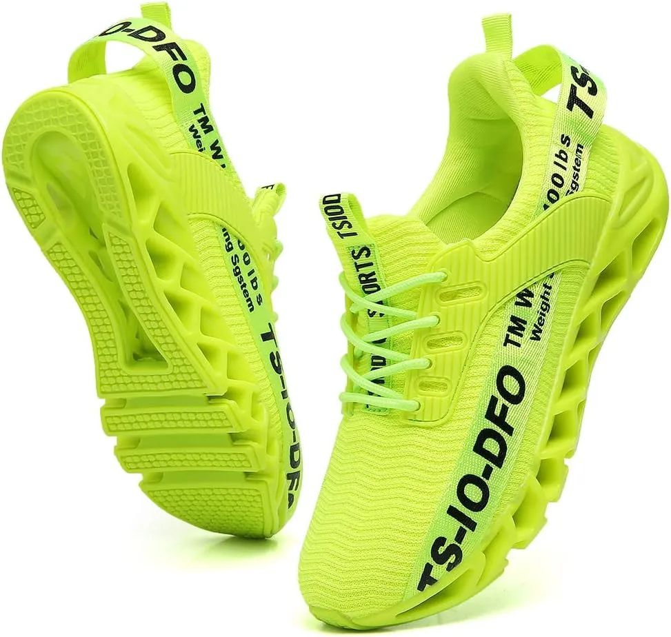 FRSHANIAH Men Athletic Shoes Breathable Running Shoes Non-Slip Fashion Sneakers