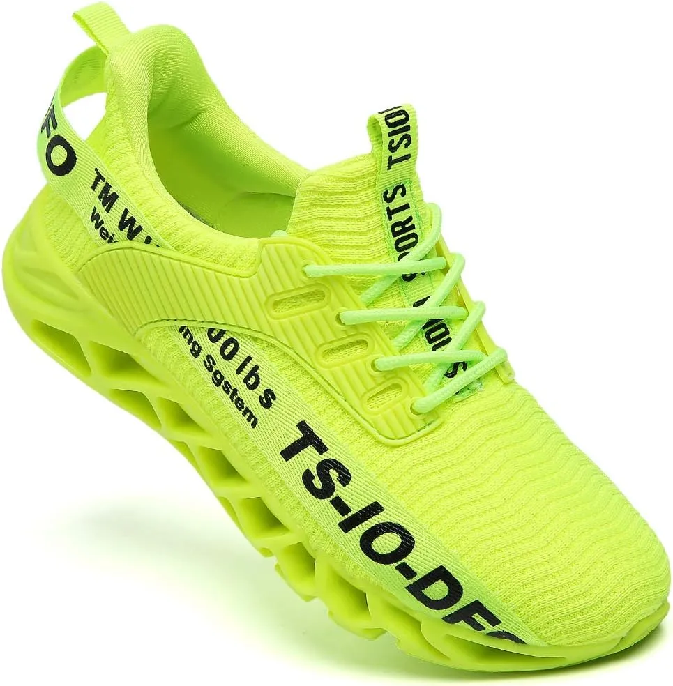 FRSHANIAH Men Athletic Shoes Breathable Running Shoes Non-Slip Fashion Sneakers