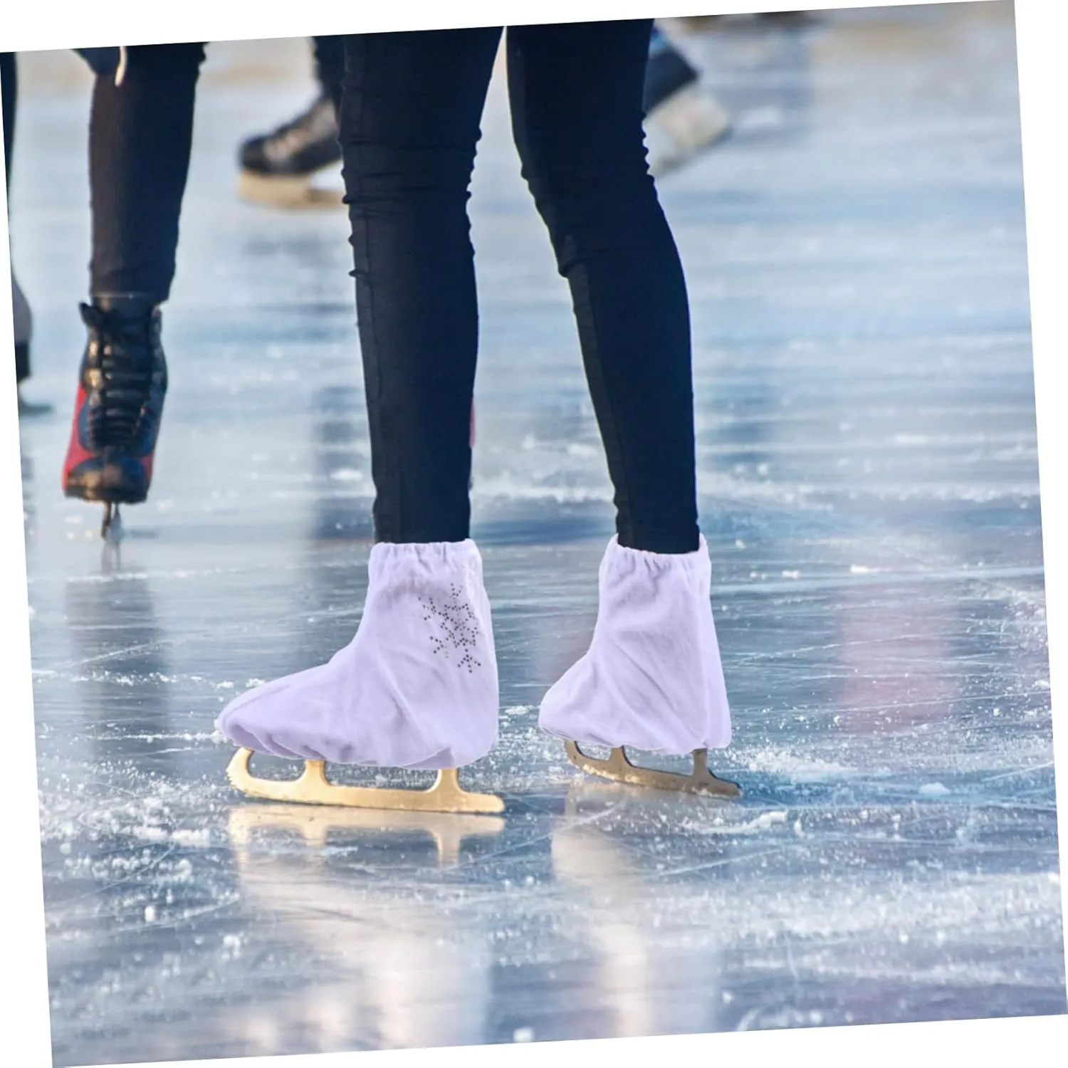GANAZONO 1 Pair Skate Shoe Covers Figure Skate Covers Skate Boot Covers Roller Skate Covers Ice Skate Shoe Sleeve