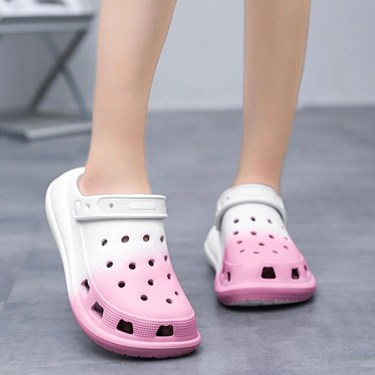 Garden Clogs for Women Men Comfortable Quick-Dry Slip On Shoes Unisex Adults Breathable Casual Lightweight Non Slip Slippers Sandals for Indoor Outdoor Pool Beach Yard Kitchen