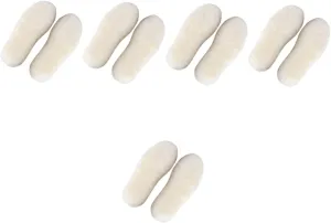 Gatuida Heel Pads for Shoes Wool Inserts for Boots Warm Fleece Insoles Sole Insoles