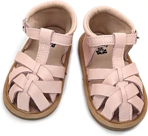Genuine leather Closed Toe Girls' sandals for toddler/small kids