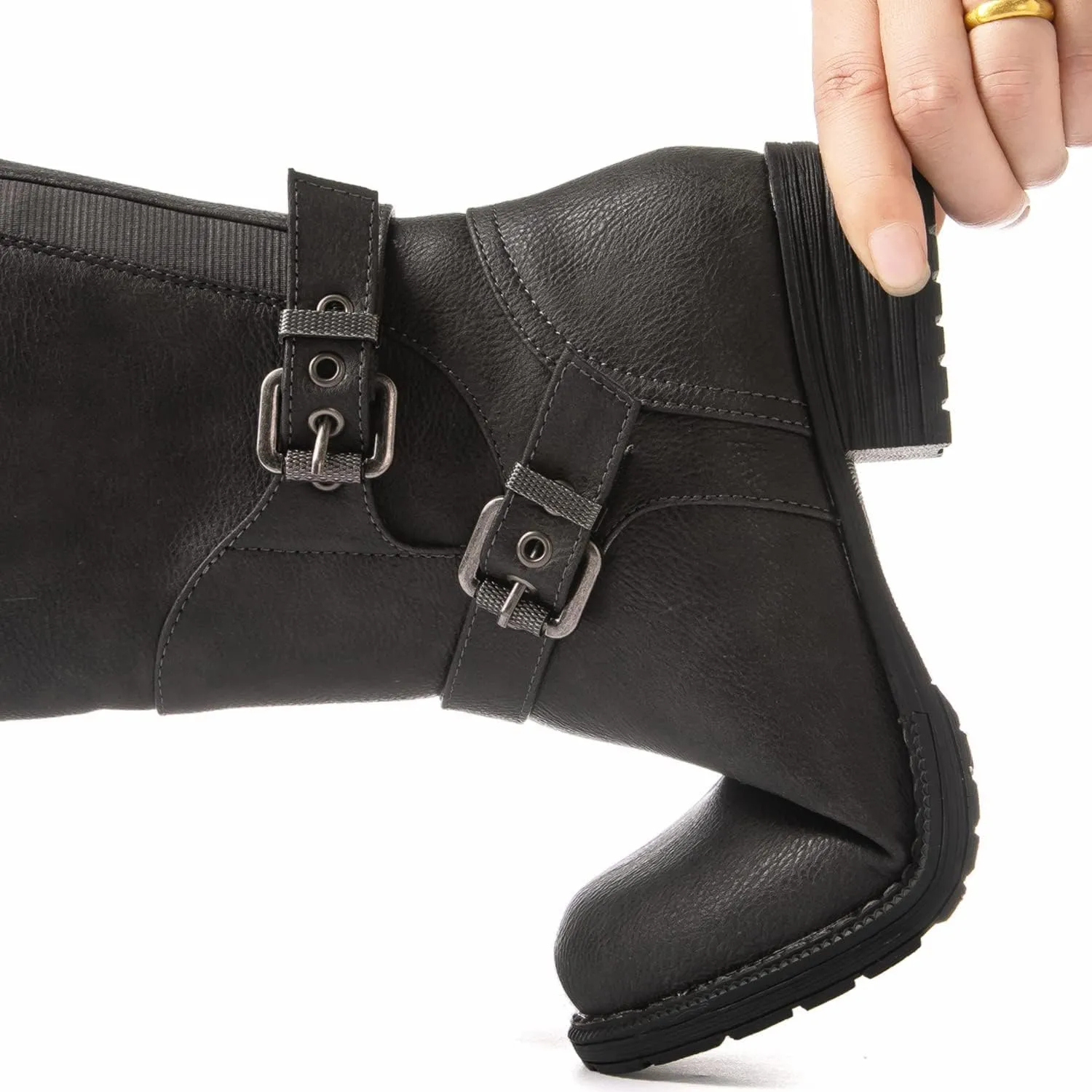 GLOBALWIN Women's Knee High Fashion Boots For Women