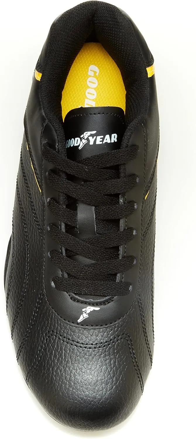 Goodyear Mens Ori Racer Sneaker – Low-Top Sneakers, PU Leather & Mesh Lining