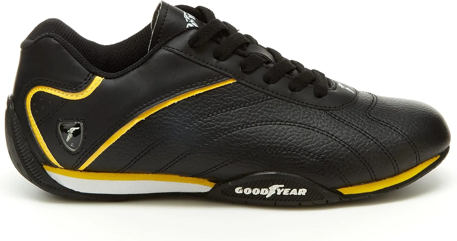 Goodyear Mens Ori Racer Sneaker – Low-Top Sneakers, PU Leather & Mesh Lining