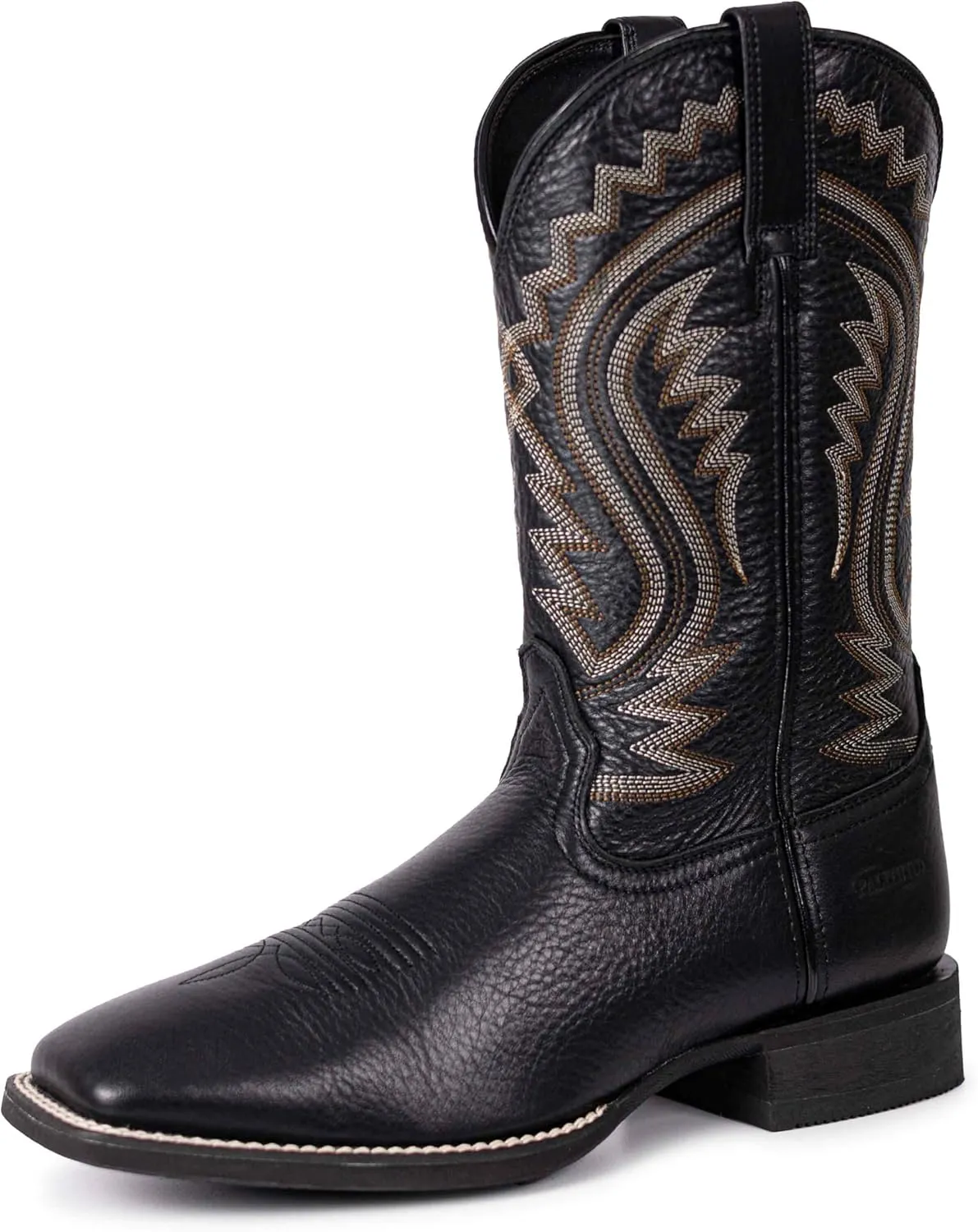 Hand Painted Western Cowboy Boots, Full Grain Cowhide Upper & Shaft, 4-Layer Composite Sole(PLT103613)